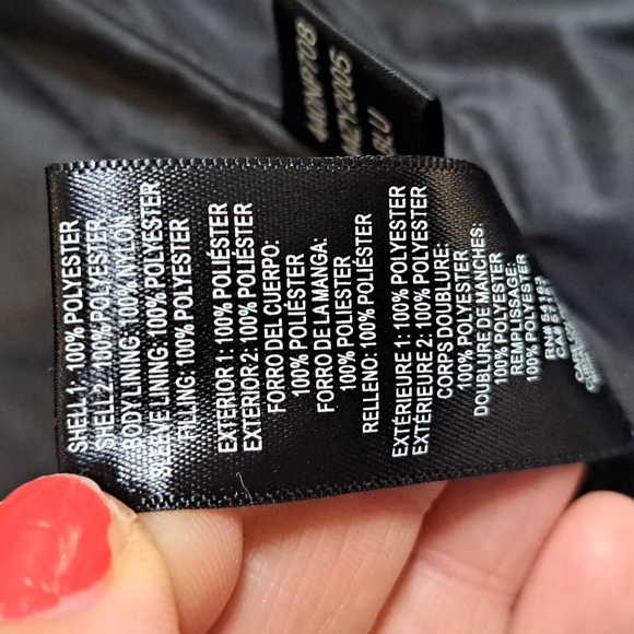 Kenneth Cole New York Blue/Gray Hooded Winter puffer Coat. Size Large NWT - Picture 15 of 16